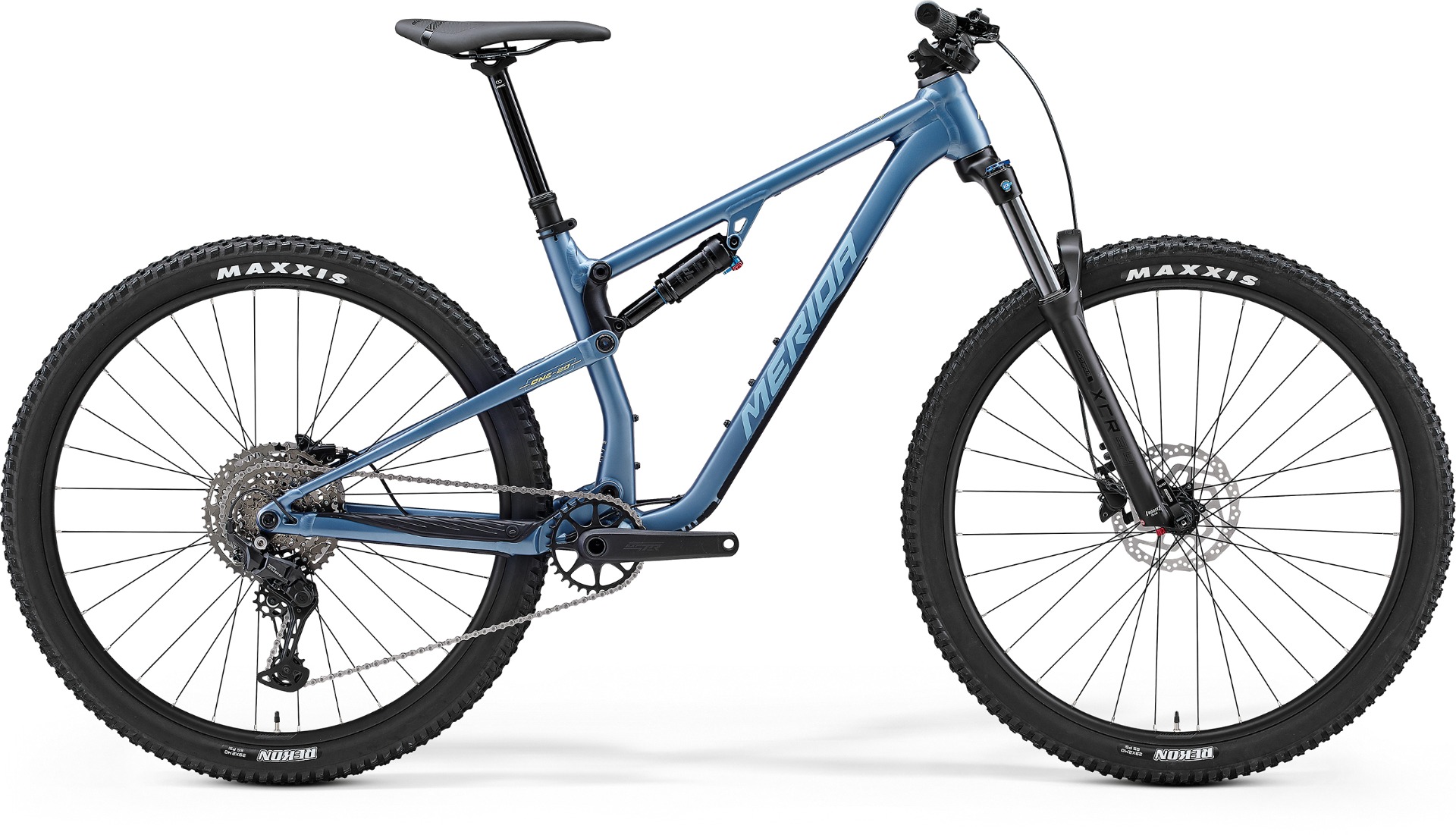 Bicycle Merida ONE-TWENTY 300 V1 SILK STEEL BLUE(BLUE/LIME)