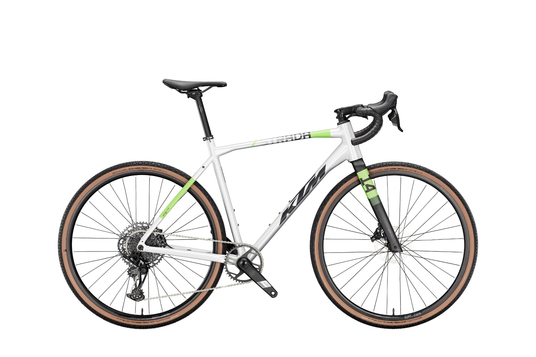 KTM X-STRADA 15 PRO alu brush matt (black+green)