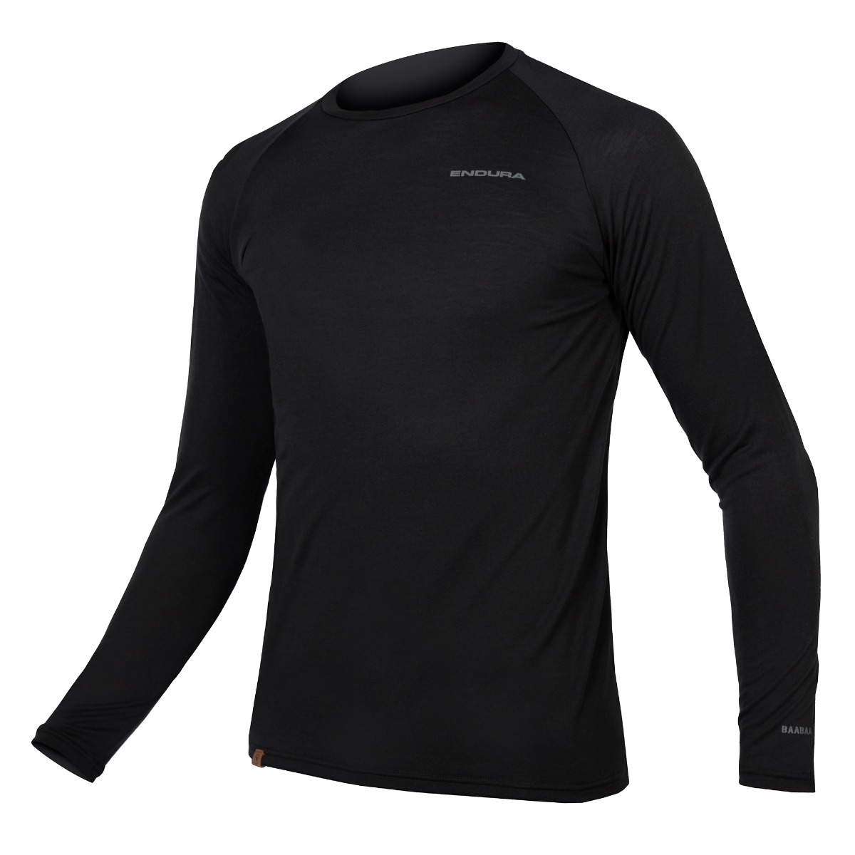 Apakškrekls Endura BaaBaa Blend L/S Baselayer Black